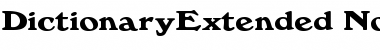 Download DictionaryExtended Normal Font Title Preview
