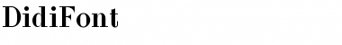 Download DidiFont Medium Font Title Preview