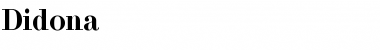 Download Didona Normal Font Title Preview