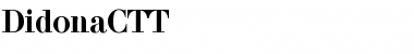 Download DidonaCTT Regular Font Title Preview