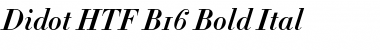 Download Didot Bold Italic Font Title Preview