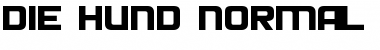 Download Die Hund Normal Font Title Preview