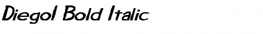 Download Diego1 BI Bold Italic Font Title Preview