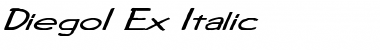 Download Diego1 Ex Italic Italic Font Title Preview