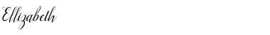 Download Ellizabeth Regular Font Title Preview