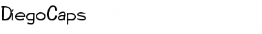 Download DiegoCaps  Font Title Preview