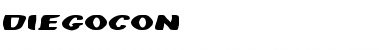 Download DiegoCon Regular Font Title Preview