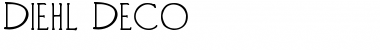 Download Diehl Deco Regular Font Title Preview