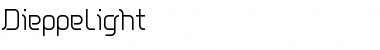 Download DieppeLight Regular Font Title Preview