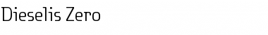 Download Dieselis-Zero Regular Font Title Preview