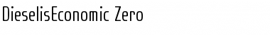 Download DieselisEconomic-Zero Regular Font Title Preview