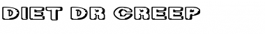 Download Diet Dr. Creep Regular Font Title Preview