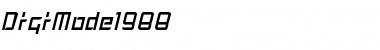 Download DigiMode1988 Regular Font Title Preview