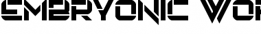 Download Embryonicʗorld Regular Font Title Preview
