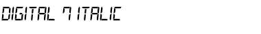 Download Digital-7 Mono Font Title Preview