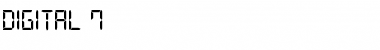 Download Digital-7 Mono Font Title Preview