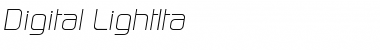 Download Digital-LightIta Regular Font Title Preview