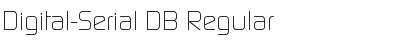 Download Digital-Serial DB Regular Font Title Preview