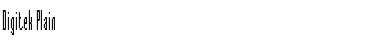 Download Digitek Regular Font Title Preview