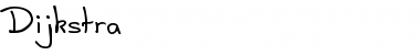 Download Dijkstra Regular Font Title Preview