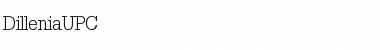 Download DilleniaUPC Regular Font Title Preview