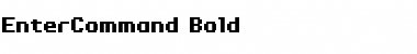 Download EnterCommand Bold Font Title Preview