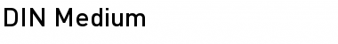 Download DIN Medium Regular Font Title Preview