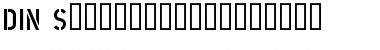 Download DIN Schablonierschrift Regular Font Title Preview