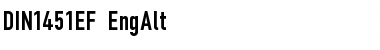 Download DIN1451EF Regular Font Title Preview