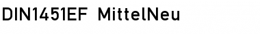 Download DIN1451EF Regular Font Title Preview