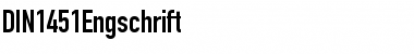 Download DIN1451Engschrift Roman Font Title Preview