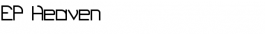 Download EP Heaven Heaven Font Title Preview
