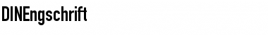 Download DINEngschrift Regular Font Title Preview