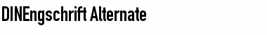Download DINEngschrift-Alternate Regular Font Title Preview