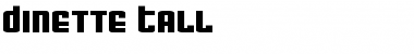 Download Dinette Regular Font Title Preview