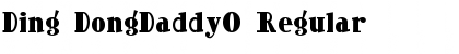Download Ding-DongDaddyO Regular Font Title Preview