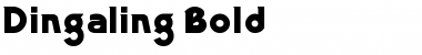 Download Dingaling Bold Font Title Preview