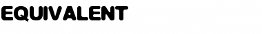 Download Equivalent Bold Font Title Preview