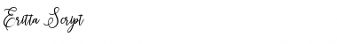 Download Eritta Slant Bold Font Title Preview