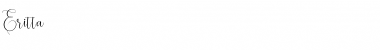 Download Eritta Script Regular Font Title Preview
