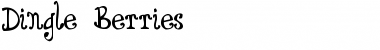 Download Dingle Berries Regular Font Title Preview