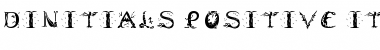 Download Dinitials Positive ITC TT Regular Font Title Preview