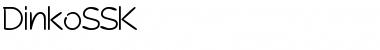 Download DinkoSSK Regular Font Title Preview