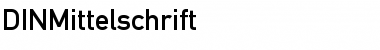 Download DINMittelschrift Regular Font Title Preview