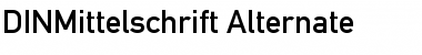 Download DINMittelschrift-Alternate Regular Font Title Preview