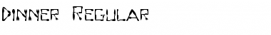 Download Dinner Regular Font Title Preview
