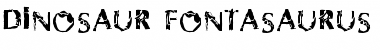 Download Dinosaur Fontasaurus Text Font Title Preview