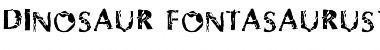 Download Dinosaur Regular Font Title Preview