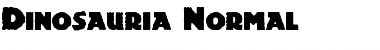 Download Dinosauria Normal Font Title Preview