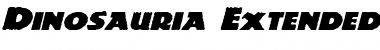 Download DinosauriaExtended Italic Font Title Preview